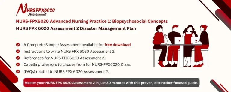 NURS FPX 6020 Assessment 2 Disaster Management Plan