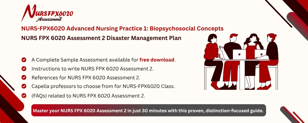 NURS FPX 6020 Assessment 2 Disaster Management Plan